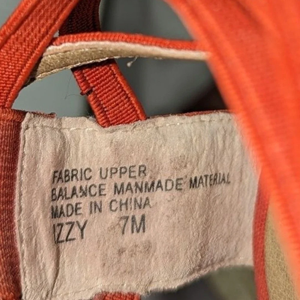Boho Coastal Y2K‎ Resort Chich Orange Izzy Espadrille Wedge Sandals Levity 7M